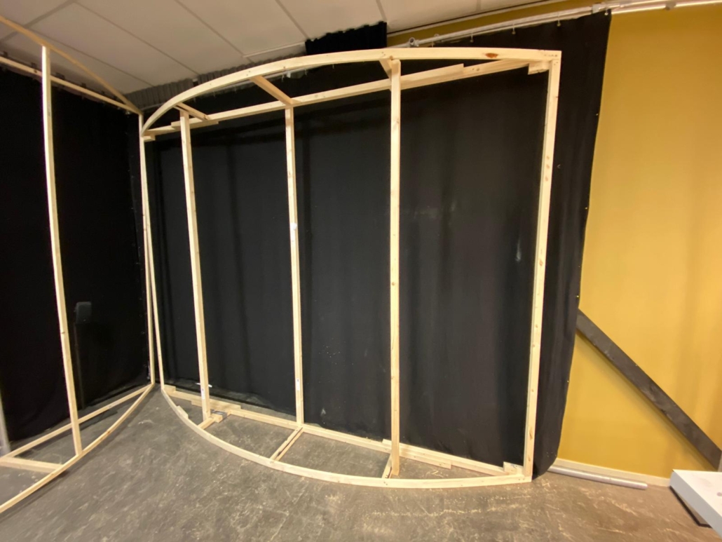 Bouw Piëta installatie