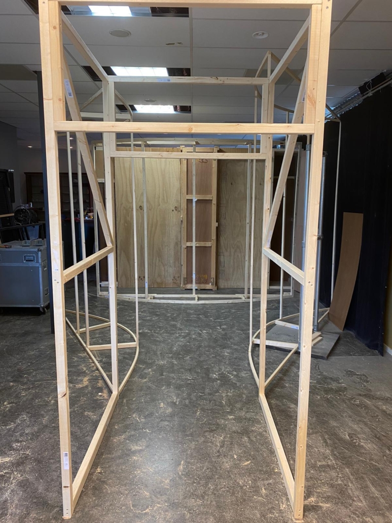 Bouw Pieta installatie